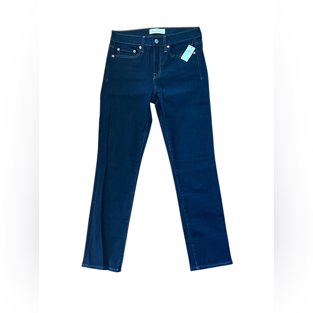 NWT dark wash indigo gap jeans size 28 6 short